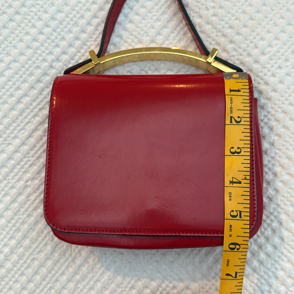 ❤️ Marni mini sculpture red crossbody, gold carry handle ❤️ - Picture 16 of 16